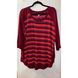 Maurices Plus Size Multicolored Sweater